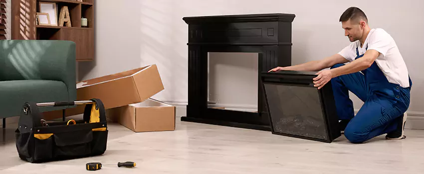 Old Rusted Metal Fireplace Repair And Replacement in Country Walk, FL